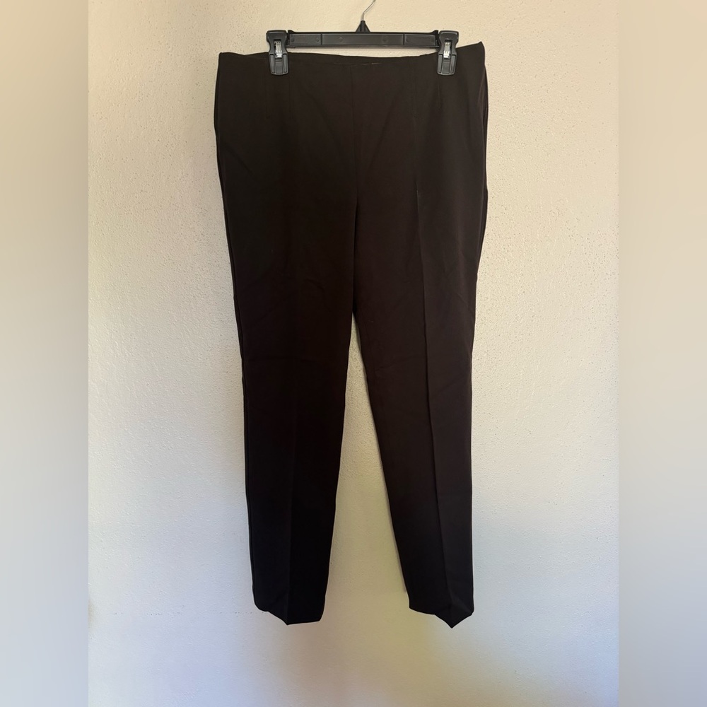 Talbots Sz 10 Straight Leg Black Slacks